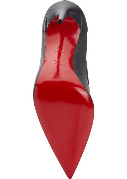 Sporty Kate Lacivert Deri Stiletto indirimleri