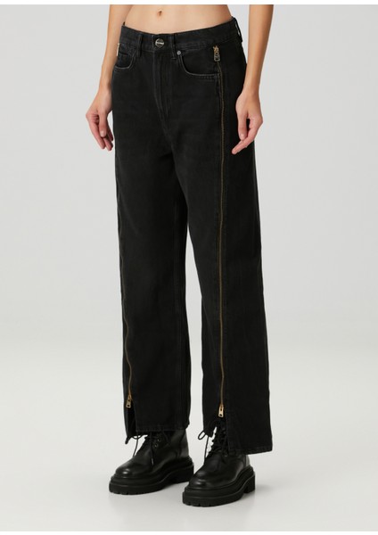 Frankie Loose Fit Siyah Jean Pantolon modelleri