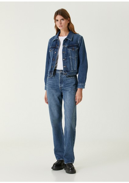 90S Mavi Denim Ceket fiyatları