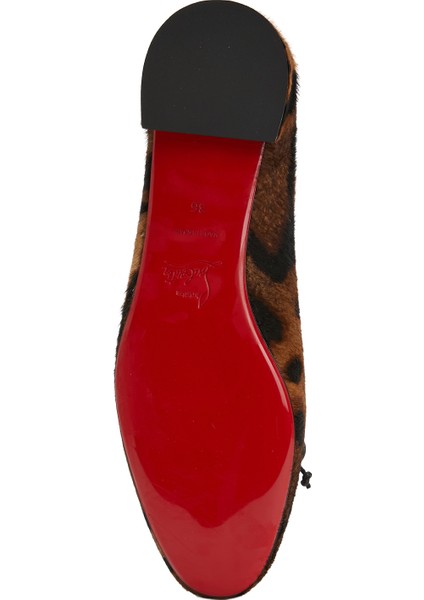 Sweetie Jane Leopar Desenli Deri Babet indirimleri