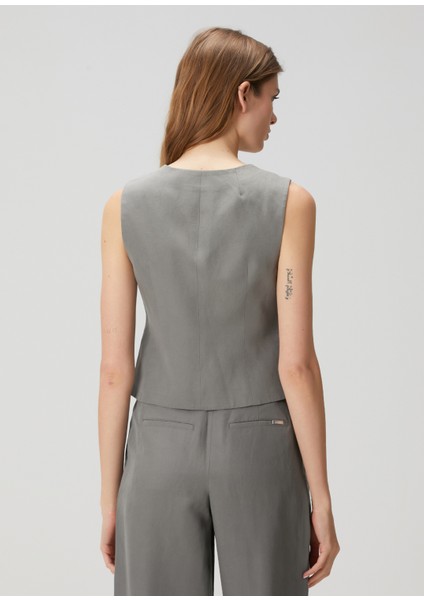 Averie Gri Relaxed Fit Yelek fırsatları