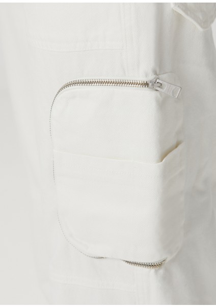 Florence Beyaz Straight Leg Jean Pantolon indirimleri