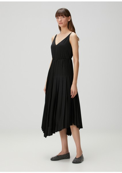 Jax Siyah Midi T-Shirt Elbise modelleri