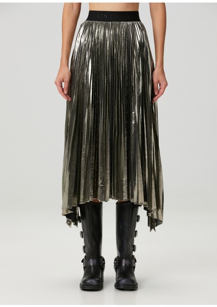 Jax Gold Pileli Midi Etek fiyatları