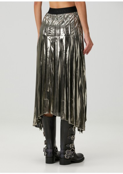 Jax Gold Pileli Midi Etek fırsatları