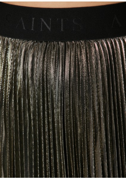 Jax Gold Pileli Midi Etek indirimleri