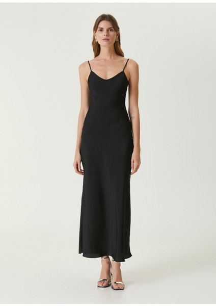 Bryony Siyah Maksi Elbise