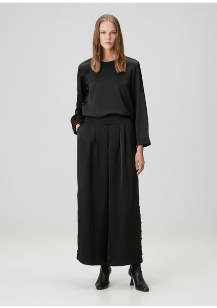 Leanne Siyah Pantolon