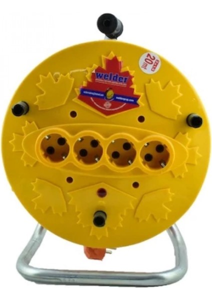 20MT Makaralı Uzatma Kablo 3x1.5mm (4887)