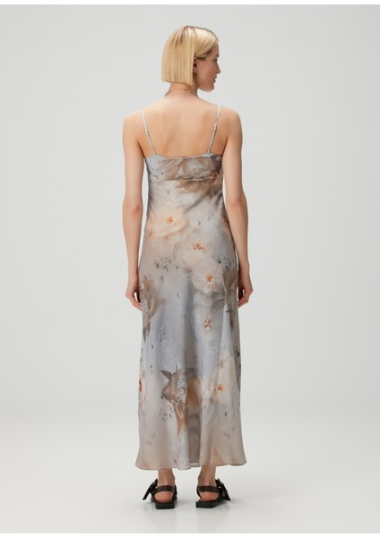 Bryony Mavi Çiçekli Maksi Elbise fırsatları