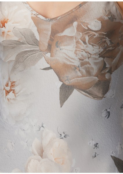 Bryony Mavi Çiçekli Maksi Elbise indirimleri