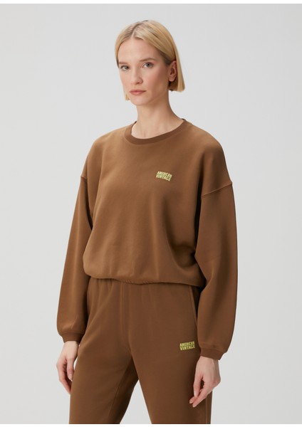 Kahverengi Sweatshirt modelleri