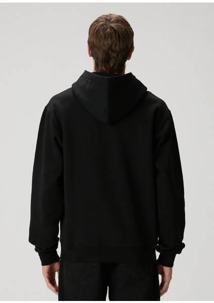 Gros Grain Siyah Kapüşonlu Sweatshirt fırsatları