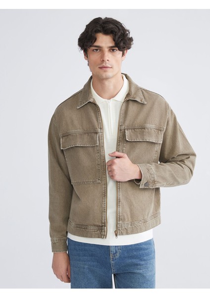 Yeni Sezon Rahat Kalıp Erkek Jean Ceket