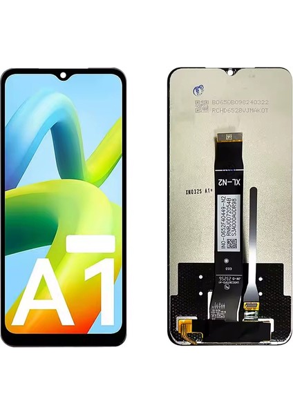 Xiaomi Uyumlu Redmi A1 Plus LCD Ekran Dokunmatik Siyah Çıtasız