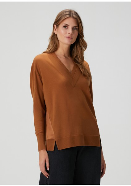 Bern Kahverengi Yün Triko