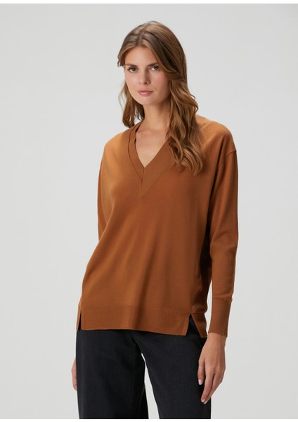 Bern Kahverengi Yün Triko modelleri