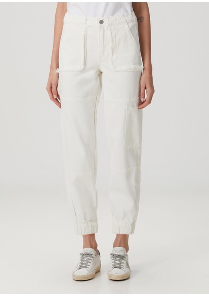 Kırık Beyaz Crop Pantolon fiyatları