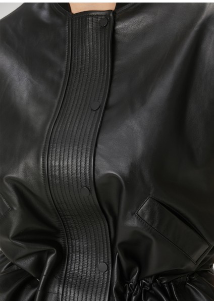 Sofi Siyah Deri Yelek indirimleri