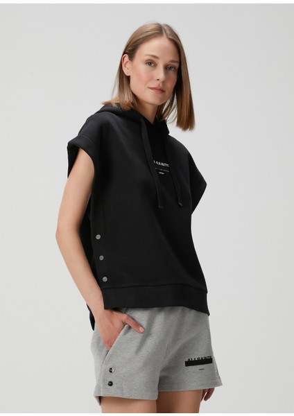 Sorri Siyah Kapüşonlu Sweatshirt modelleri