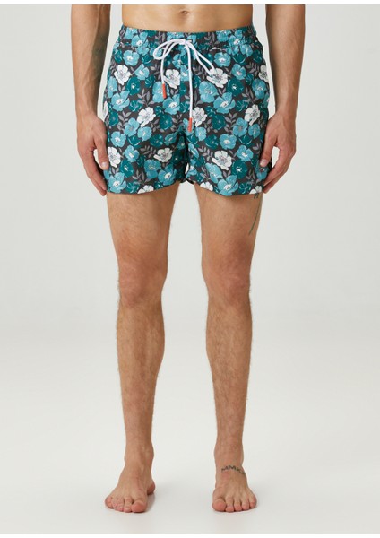 Yeşil Çiçek Desenli Mayo fiyatları