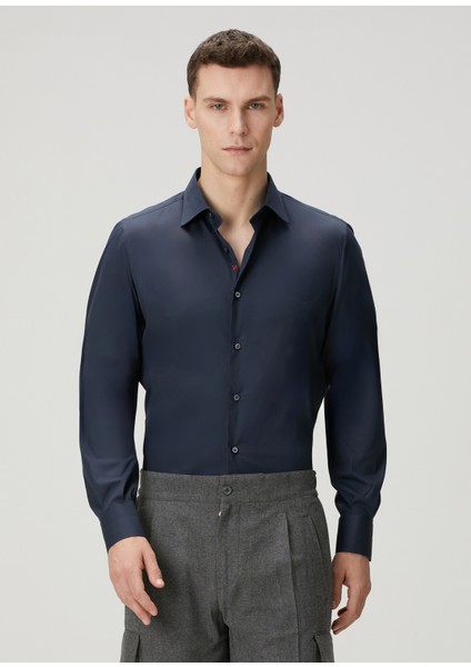 Lacivert Gömlek