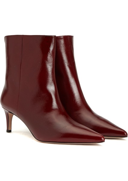 Bordo Kadın Deri Bot fiyatları