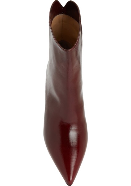 Bordo Kadın Deri Bot fırsatları