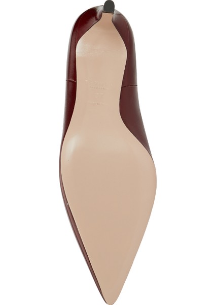 Bordo Kadın Deri Bot indirimleri