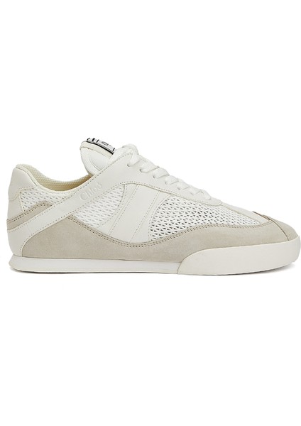 Kick Beyaz Bej Kadın Deri Sneaker