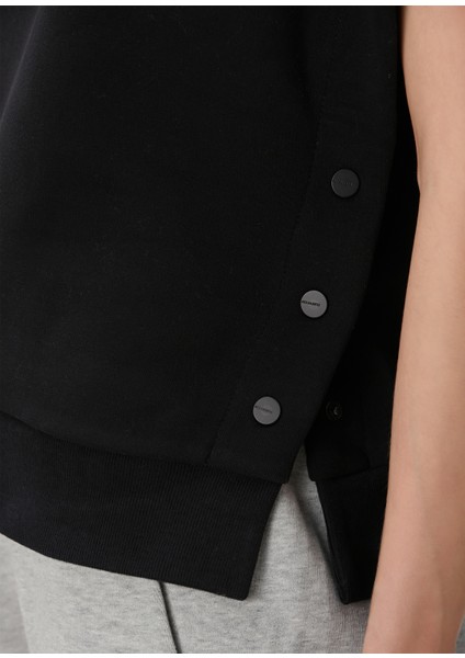 Sorri Siyah Kapüşonlu Sweatshirt indirimleri