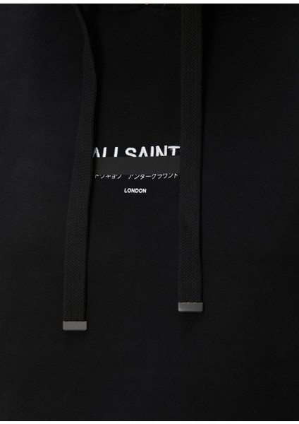 Sorri Siyah Kapüşonlu Sweatshirt