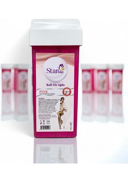Roll On Kartuş Sir Ağda Pink | Hassas Ciltler Için Özel | 10'lu Profesyonel Paket fiyatları