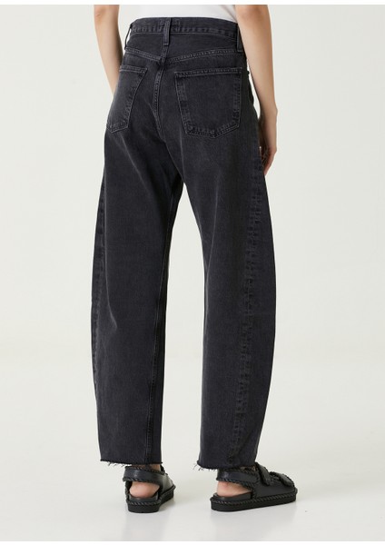 Luna Pieced Siyah Curved Jean Pantolon indirimleri