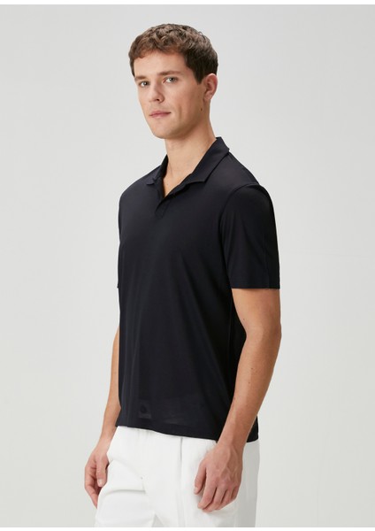 Lacivert Ipek Polo T-Shirt modelleri