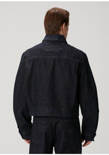 Koyu Lacivert Denim Ceket fırsatları