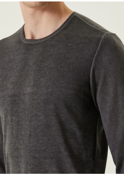 Pete Gri Uzun Kollu Ipek T-Shirt indirimleri