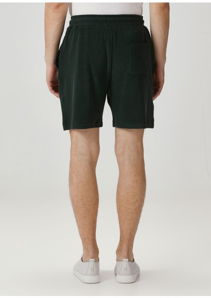 Yeşil Havlu Dokulu Bermuda modelleri