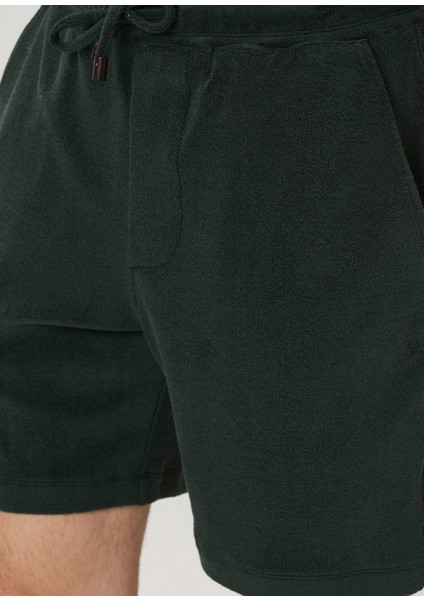 Yeşil Havlu Dokulu Bermuda fırsatları