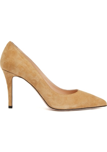 Camel Süet Stiletto