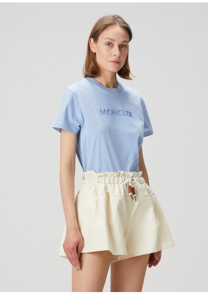 Mavi Logo Nakışlı T-Shirt
