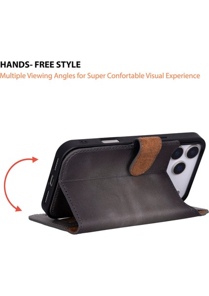 Apple iPhone 17 Pro Max Uyumlu Hakiki Deri Kişiselleştirilebilir Telefon Kılıfı indirimleri