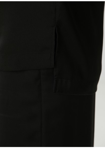 Amelie Siyah Saten T-Shirt indirimleri