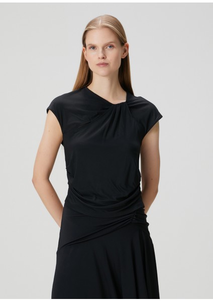 Annalie Siyah Bluz