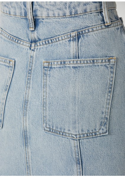 Alma Açık Mavi Maksi Denim Etek indirimleri