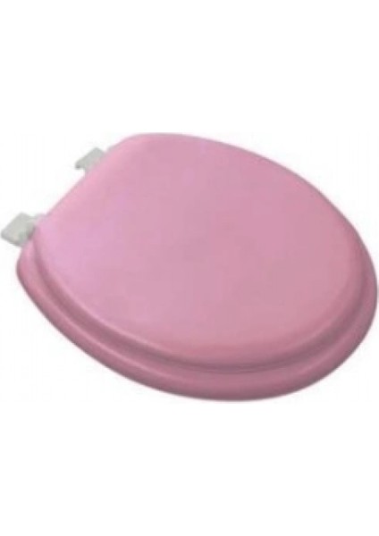 Pembe Yumuşak Klozet Kapak Büyük Puf 42X41 cm (4887)