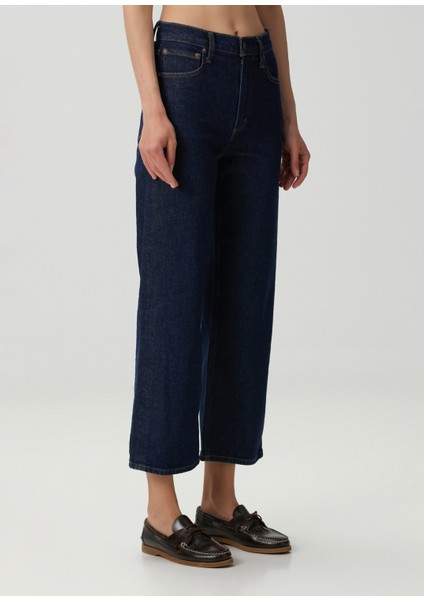 Ren Lacivert Wide Leg Jean Pantolon fiyatları