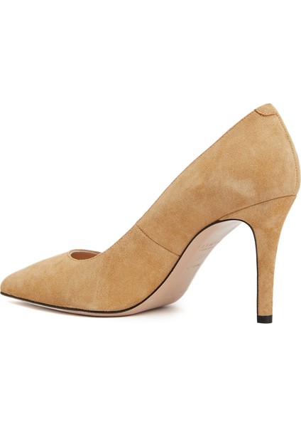 Camel Süet Stiletto modelleri
