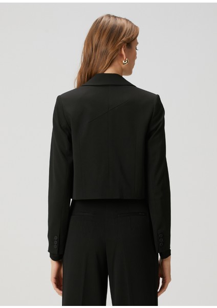 Siyah Crop Blazer indirimleri
