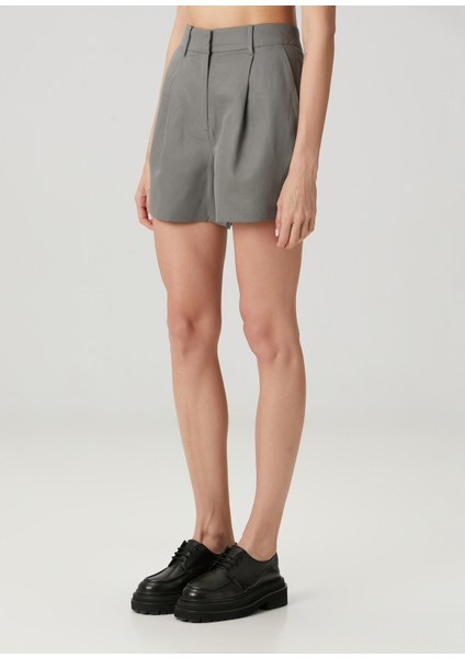 Averie Gri Relaxed Fit Şort modelleri